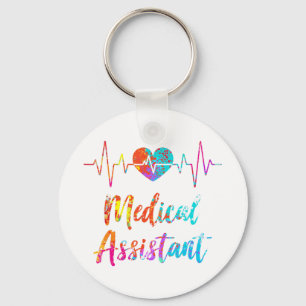 Porte-clés Assistant Médicale Heartbeat Nursing Hospital Hear