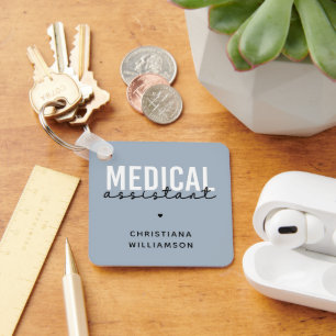 Porte-clés Assistant Médicale personnalisé Cadeau de l'assi