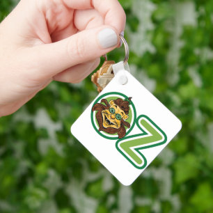 Porte-clés Assistant vintage d'Oz, Lion dans la Lettre O