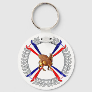 Porte-clés Assyrie Lamassu & Porte - clé du drapeau