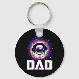 Porte-clés Astronaute Papa Espace extra-atmosphérique Galaxie