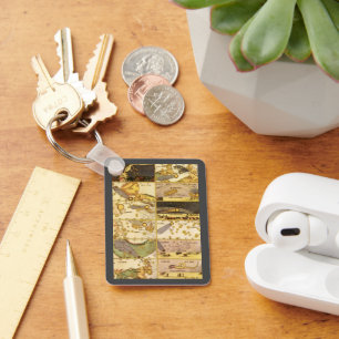 Porte-clés Astronomie Vintage, Étoiles de Constellations Anti