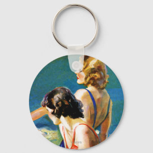 Porte-clés At the Pool