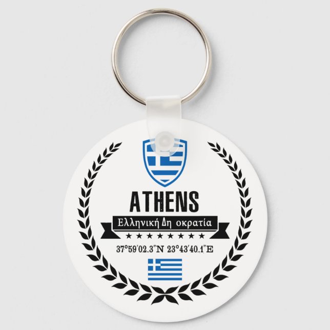 Porte-clés Athènes (Recto)