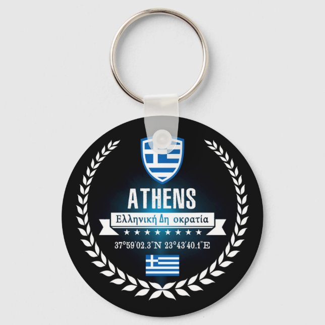 Porte-clés Athènes (Recto)