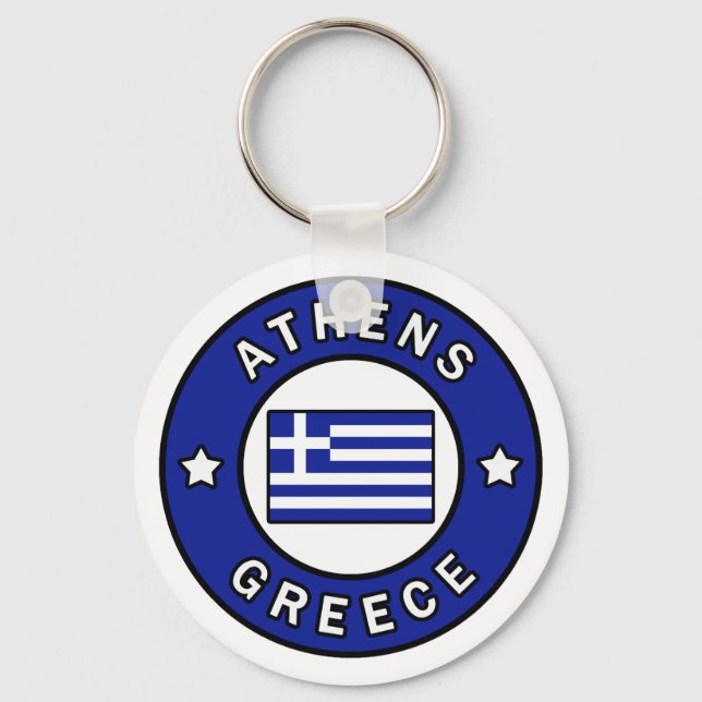 Porte-clés Athènes Grèce (Recto)