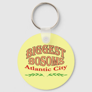 Porte-clés Atlantic City New Jersey plus grand Bosoms