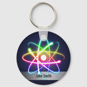 Porte-clés Atom coloré personnalisable - Porte - clé