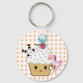 Porte-clés Attaque à la cupcake ! (>_<)