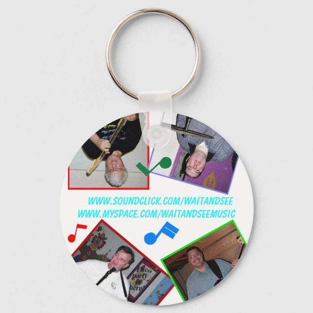 Porte-clés ATTENDEZ ET VOIR 2007 "Sites Web" Porte - clé (Recto)