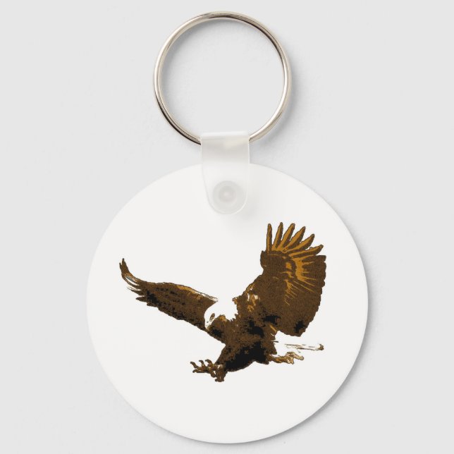 Porte-clés Atterrissage d'aigle (Recto)