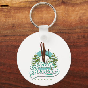 Porte-clés Attitash montagne nouveau logo de ski hampshire