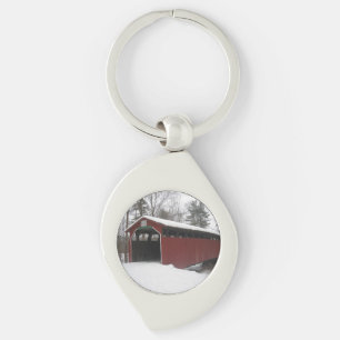 Porte-clés "Au-dessus de la rivière et à travers les bois"