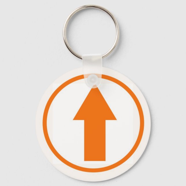 Porte-clés Au-dessus de l'influence - Orange (Recto)