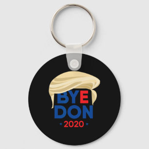 Porte-clés Au revoir Don Biden Harris Drôle Trump Cheveux Bye