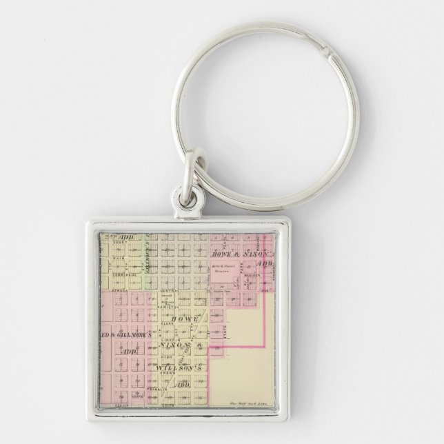 Porte-clés Auburn, Nebraska (Devant)