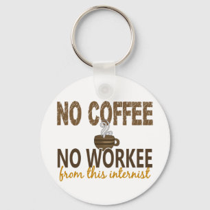 Porte-clés Aucun café aucun interniste de Workee