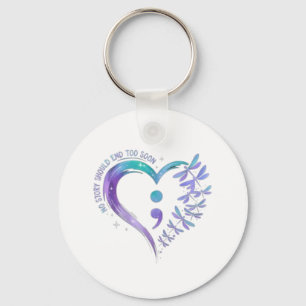 Porte-clés 💜 Aucune Histoire Ne Devrait Se Terminer Trop Tôt