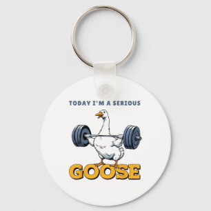 Porte-clés Aujourd'hui, je suis une grosse oie Tee Funny Body