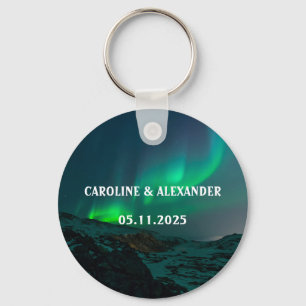 Porte-clés aurores boréales Aurora Borealis Mariage de ciel n