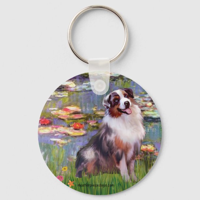 Porte-clés Aussie Shep 1 - Lys #2 (Recto)