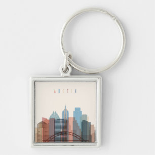 Porte-clés Austin, Texas  Ville Skyline