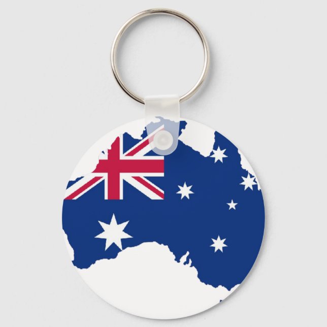 Porte-clés Australie Flagge Australie Style Design (Recto)