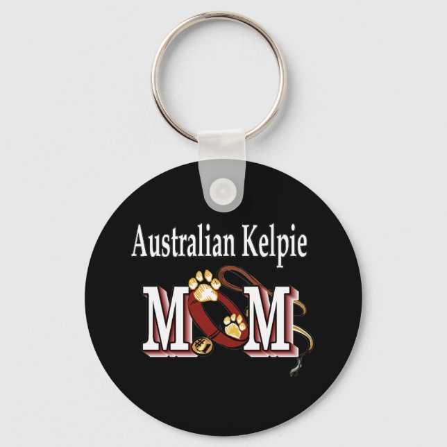 Porte-clés australien kelpie maman Porte - clé (Recto)