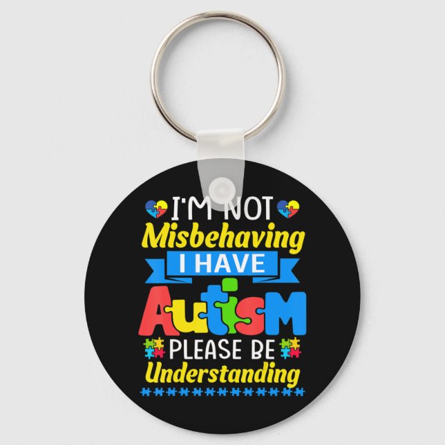 Porte-clés Autism (Recto)
