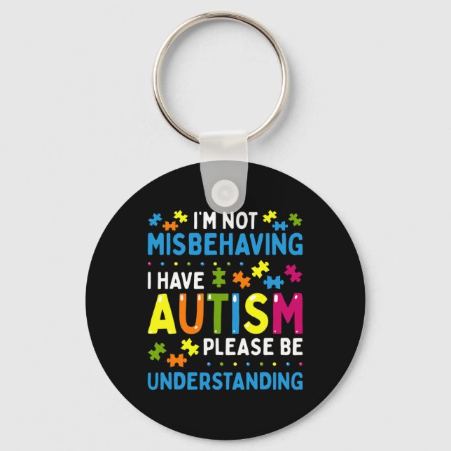 Porte-clés Autism (Recto)