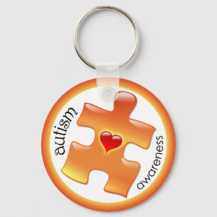 Porte-clés Autism Awareness Keychain - Orange