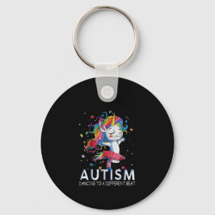 Porte-clés Autiste   L'Autisme Dansant À Un Bateau Différent