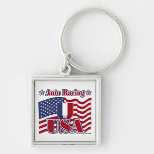 Porte-clés Auto Racing USA