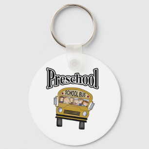 Porte-clés Autobus scolaire avec des enfants préscolaires