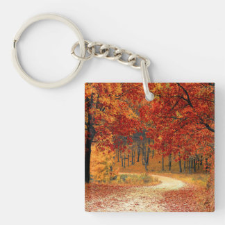 Porte-clés automne dans la forêt