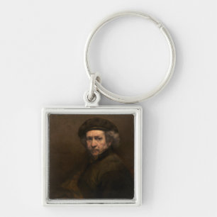 Porte-clés Autoportrait de Rembrandt : Peintre de l'Âge d'or 