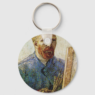 Porte-clés Autoportrait devant le chevalet par Van Gogh