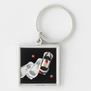 Porte-clés AUTOX-Blanc