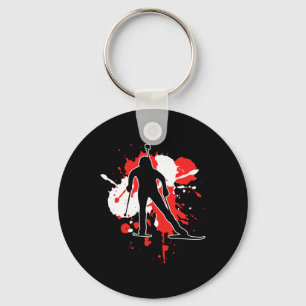 Porte-clés Autriche Drapeau Biathlonist - Biathlon autrichien