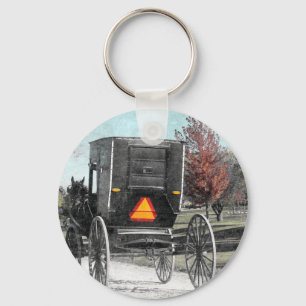 Porte-clés Autumn Amish Buggy