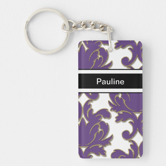 Porte - clés avec des noms bilatéraux (Devant)