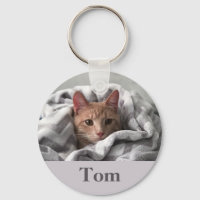Porte-clés avec la photo de tes chats