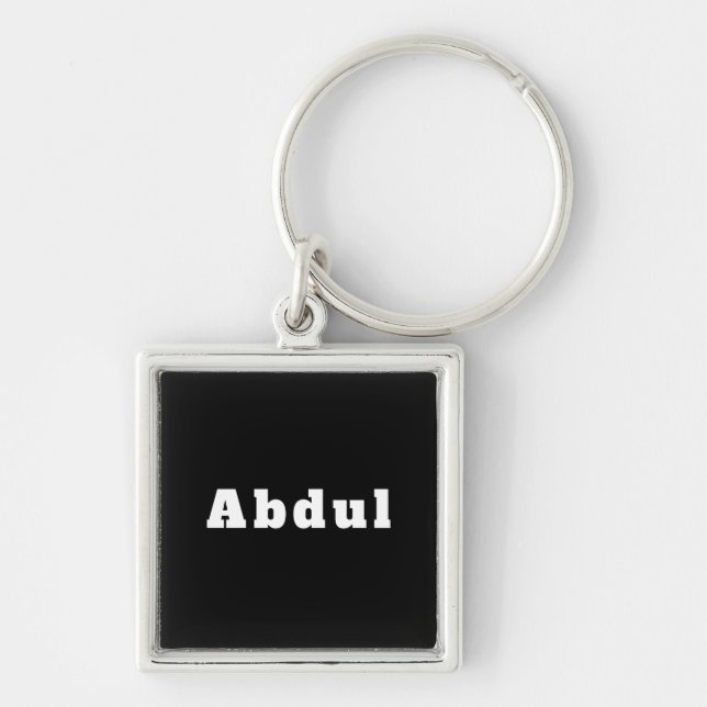 Porte-clés avec le nom Abdul (Devant)