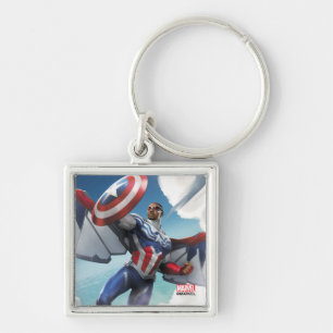 Porte-clés Avengers Capitaine America Sam Wilson Flying