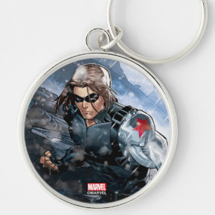 Porte-clés Avengers Classiques Winter Soldier dans la neige
