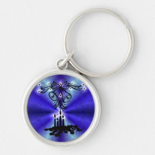 Porte-clés Avent, Artdeco de Noël sur Blue Green Rainbow