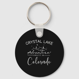 Porte-clés Aventure de camping au lac Crystal Colorado V