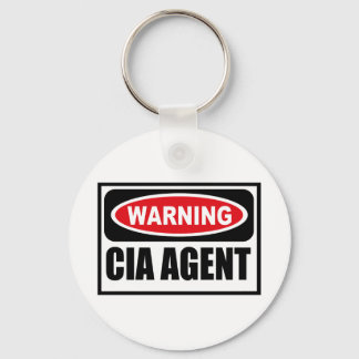 Porte-clés Avertissement Porte - clé de l'AGENT CIA