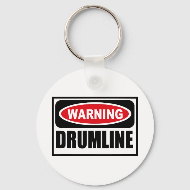 Porte-clés Avertissement Porte - clé DRUMLINE (Recto)