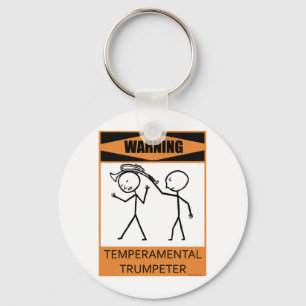Porte-clés Avertissement Trumpeter Temperamental